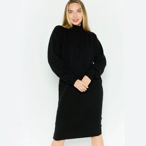 Hugo Boss Sosonz Turtleneck Sweater Dress XL